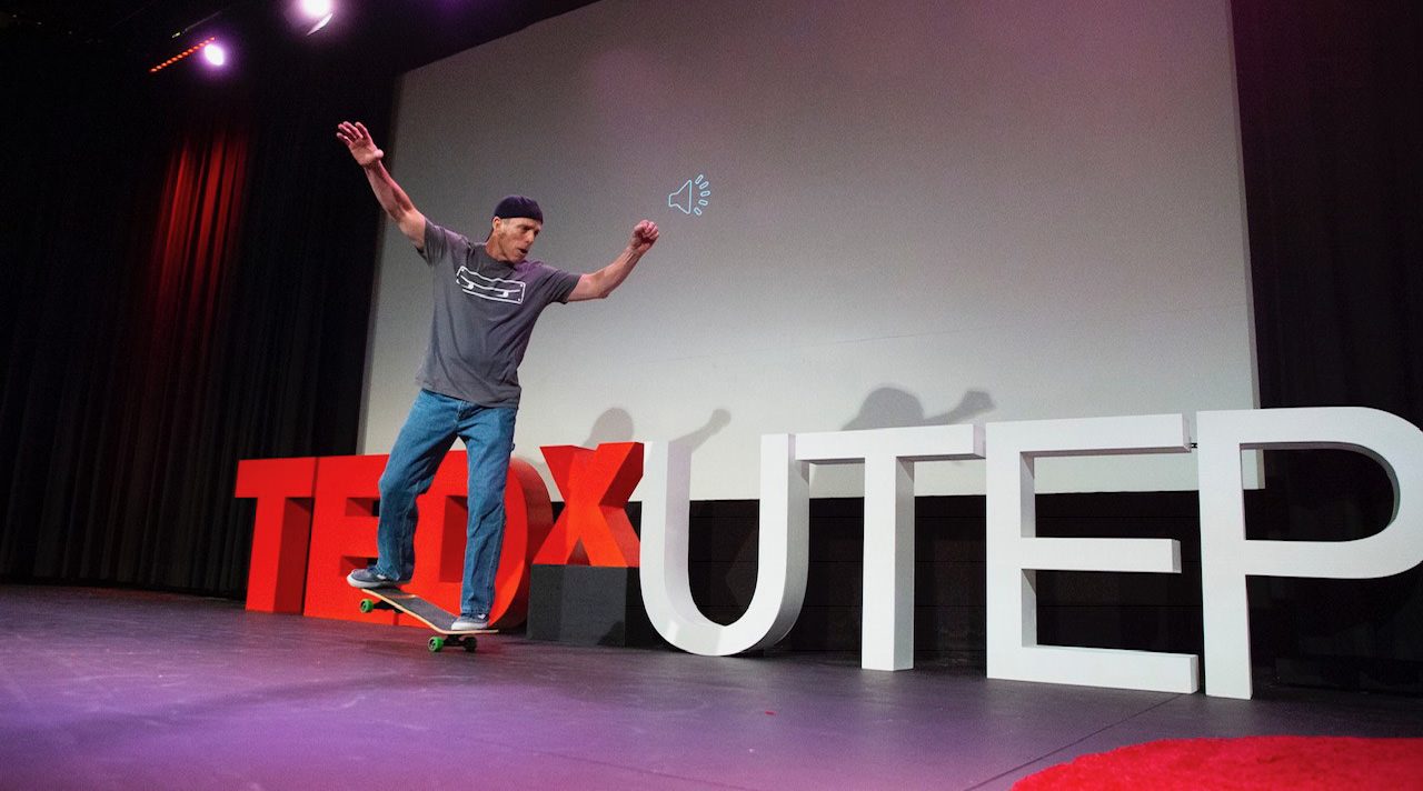 Intersection of Skateboarding and STEM Education | Dr. Skateboard | TEDxUTEP