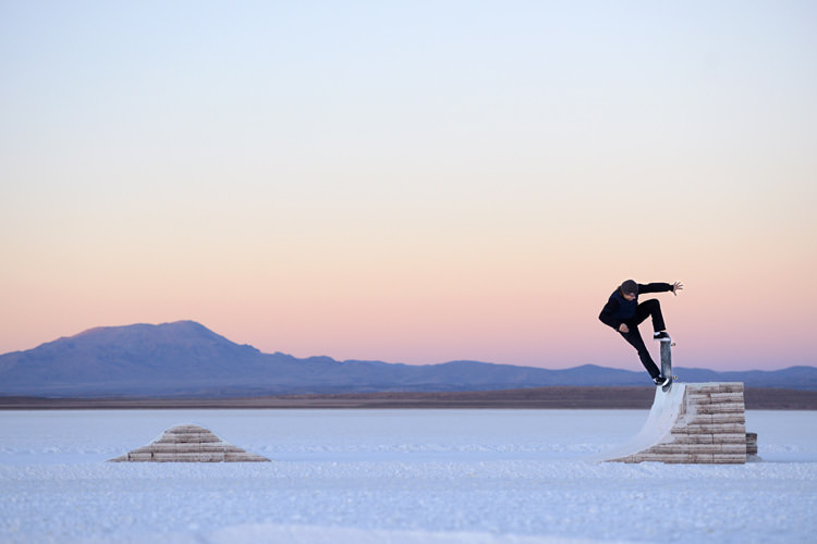 The Skatepark Built of Salt