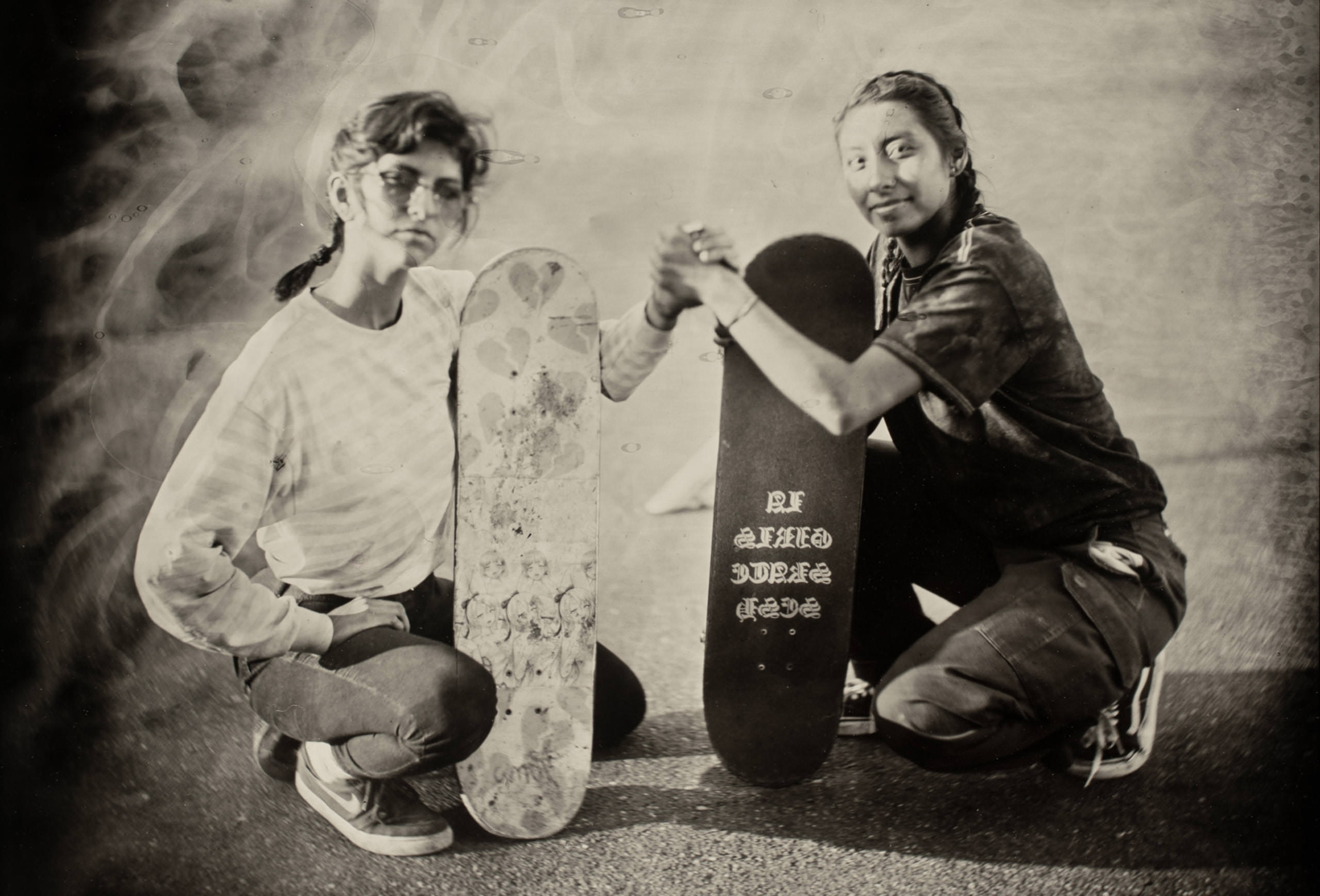 Vintage-style Photos Showcase The Women of Skateboarding